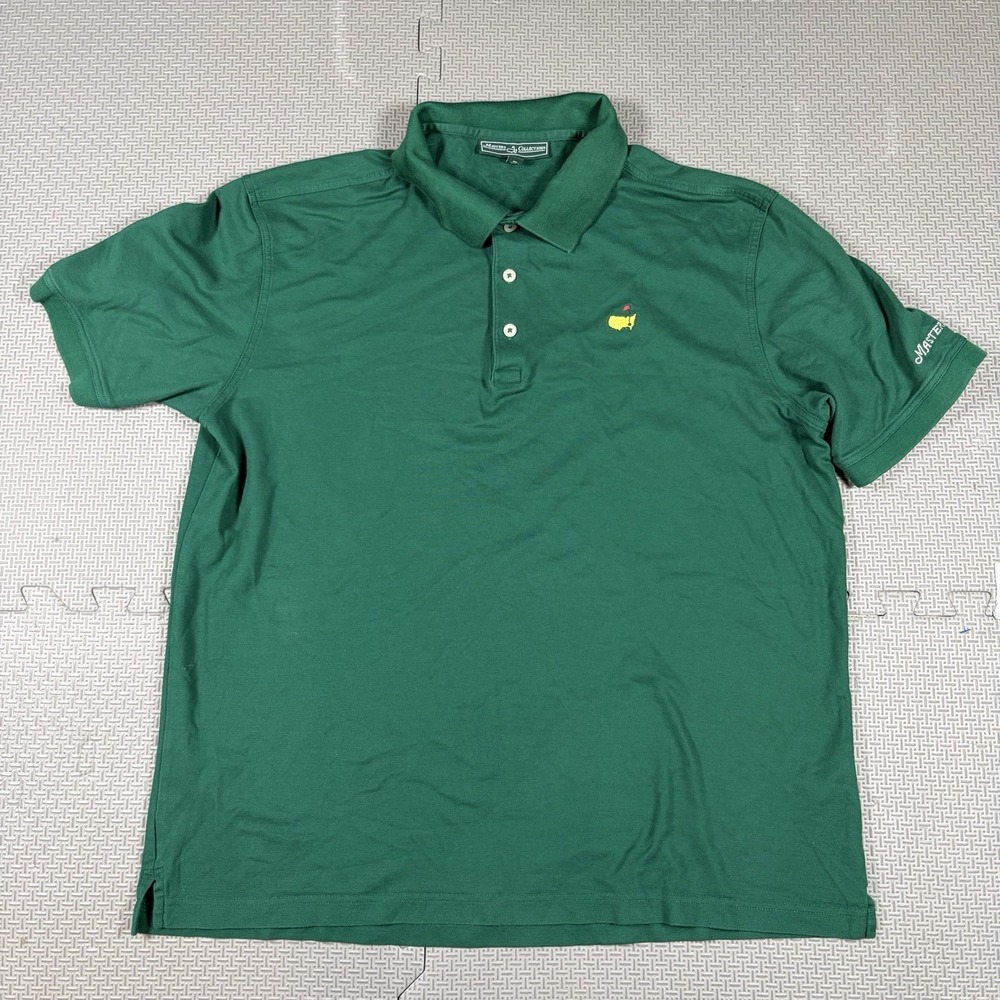 Masters Collection Golf Polo Shirt Mens Sz XL Green 100% Pima Cotton - Picture 2 of 8